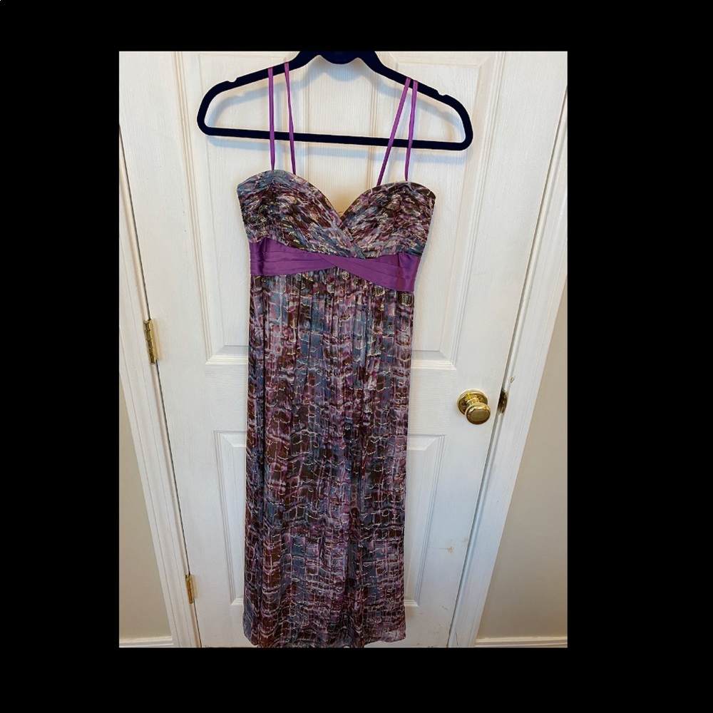 BCBG MaxAzria Removable Straps Long Gown
